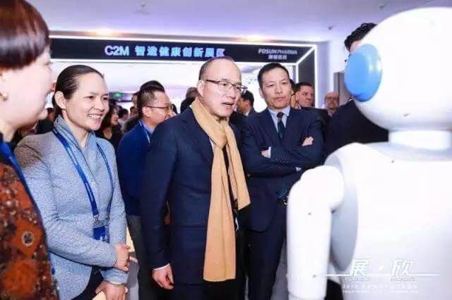 小乔机器人董事长李沛桥受邀参加2018年复星医药年度工作会议